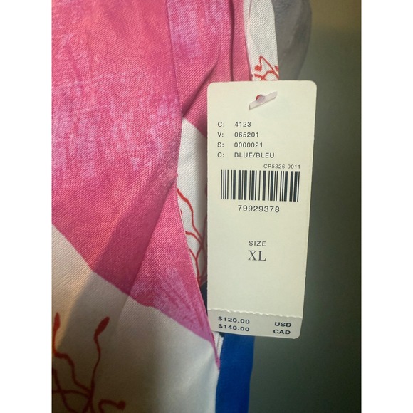 Anthropologie‎ Maeve Lisa Sander Floral Wide Leg Pants Blue Pink boho whimsi XL - Picture 7 of 9